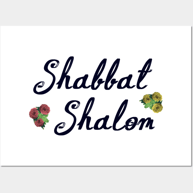 Shabbat Shalom Wall Art by cuteandgeeky